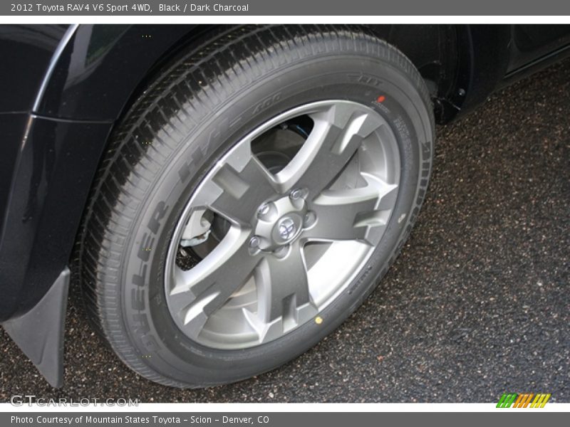 Black / Dark Charcoal 2012 Toyota RAV4 V6 Sport 4WD