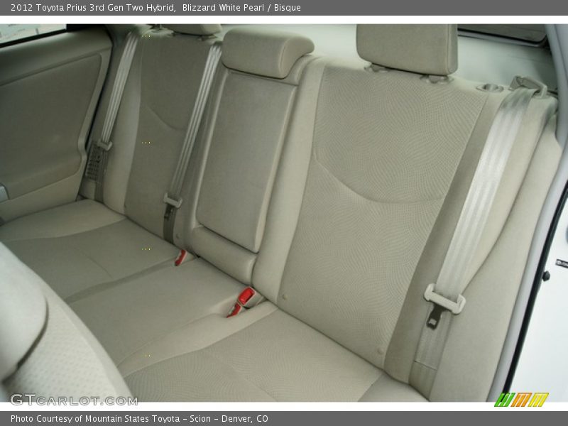Blizzard White Pearl / Bisque 2012 Toyota Prius 3rd Gen Two Hybrid
