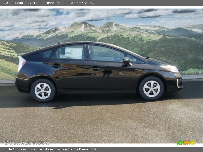 Black / Misty Gray 2012 Toyota Prius 3rd Gen Three Hybrid
