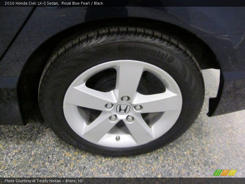 Royal Blue Pearl / Black 2010 Honda Civic LX-S Sedan