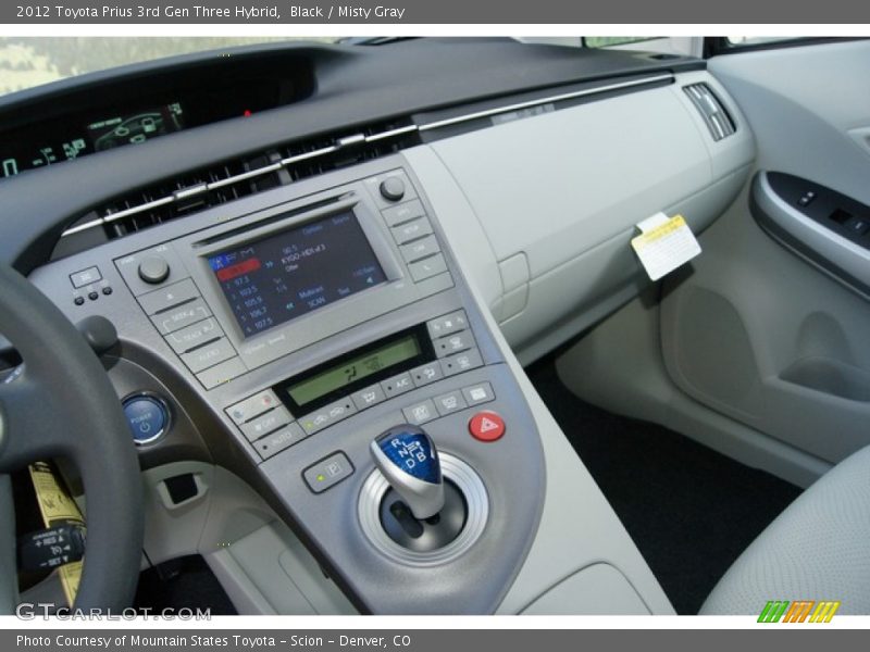 Controls of 2012 Prius 3rd Gen Three Hybrid