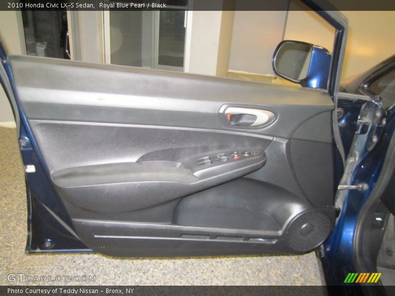 Royal Blue Pearl / Black 2010 Honda Civic LX-S Sedan