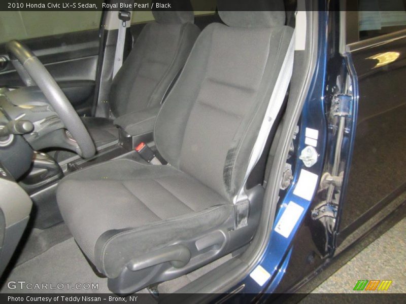 Royal Blue Pearl / Black 2010 Honda Civic LX-S Sedan