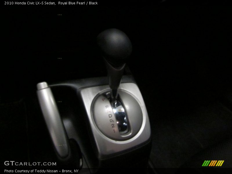 Royal Blue Pearl / Black 2010 Honda Civic LX-S Sedan