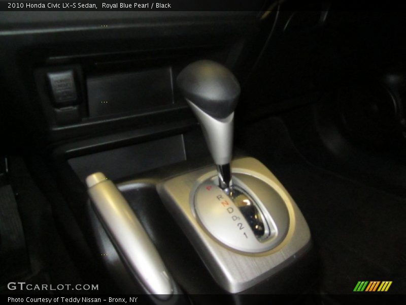 Royal Blue Pearl / Black 2010 Honda Civic LX-S Sedan