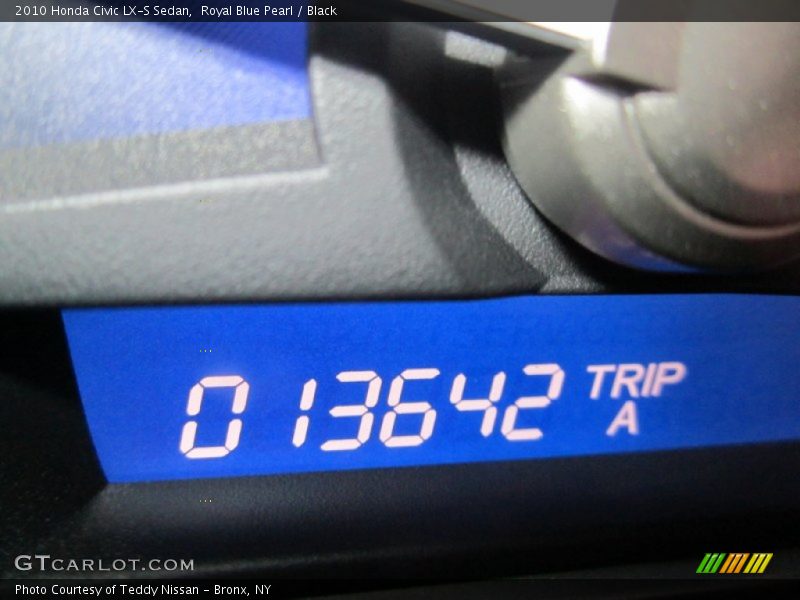 Royal Blue Pearl / Black 2010 Honda Civic LX-S Sedan