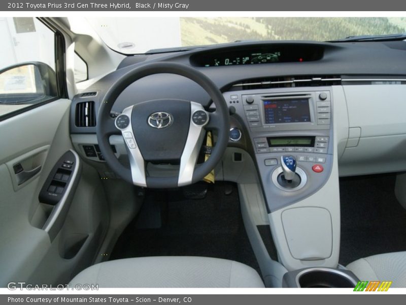 Black / Misty Gray 2012 Toyota Prius 3rd Gen Three Hybrid