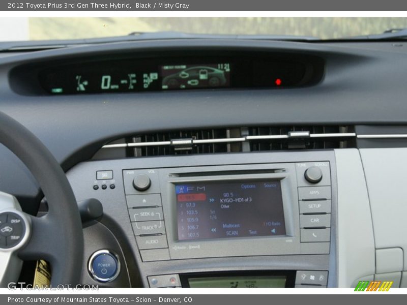 Black / Misty Gray 2012 Toyota Prius 3rd Gen Three Hybrid