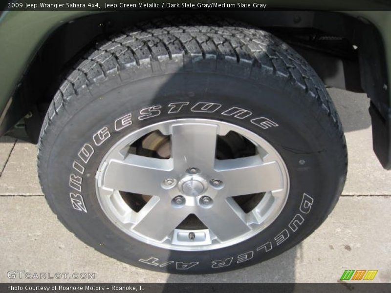 Jeep Green Metallic / Dark Slate Gray/Medium Slate Gray 2009 Jeep Wrangler Sahara 4x4