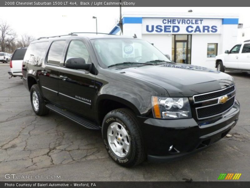 Black / Light Cashmere/Ebony 2008 Chevrolet Suburban 1500 LT 4x4