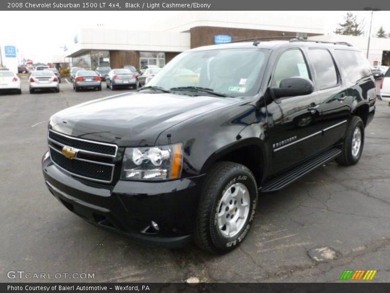 Black / Light Cashmere/Ebony 2008 Chevrolet Suburban 1500 LT 4x4