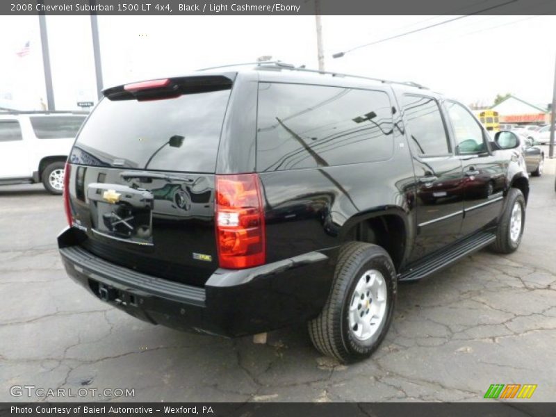 Black / Light Cashmere/Ebony 2008 Chevrolet Suburban 1500 LT 4x4