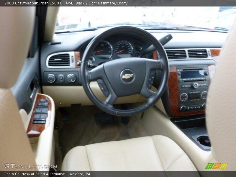 Black / Light Cashmere/Ebony 2008 Chevrolet Suburban 1500 LT 4x4