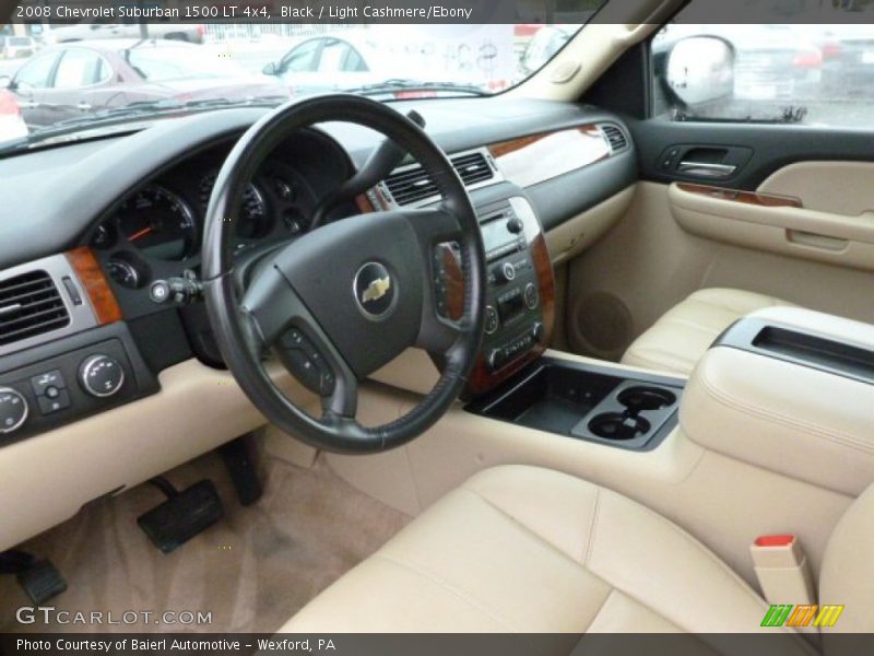 Black / Light Cashmere/Ebony 2008 Chevrolet Suburban 1500 LT 4x4