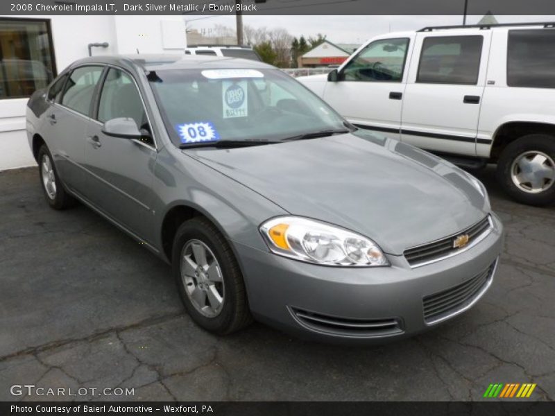 Dark Silver Metallic / Ebony Black 2008 Chevrolet Impala LT
