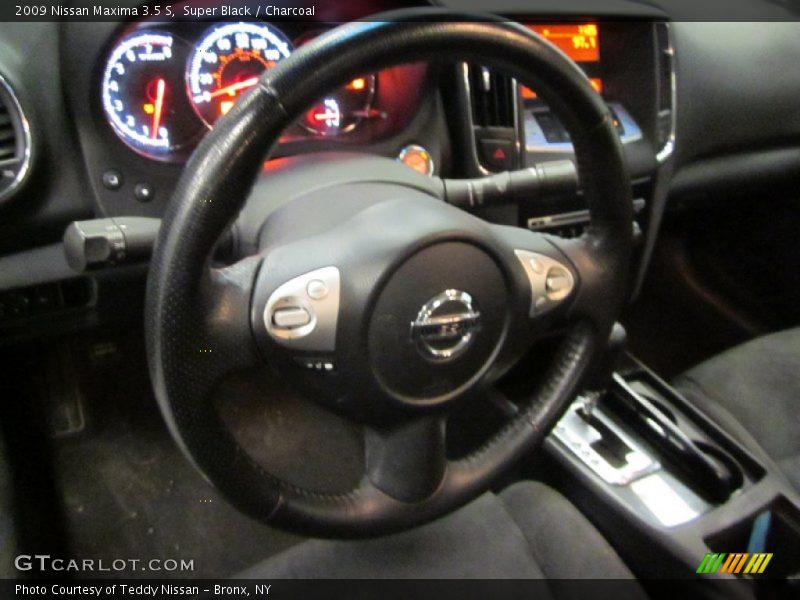 Super Black / Charcoal 2009 Nissan Maxima 3.5 S