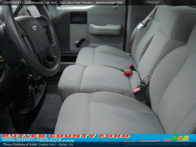 Dark Blue Pearl Metallic / Medium/Dark Flint 2008 Ford F150 XL Regular Cab 4x4