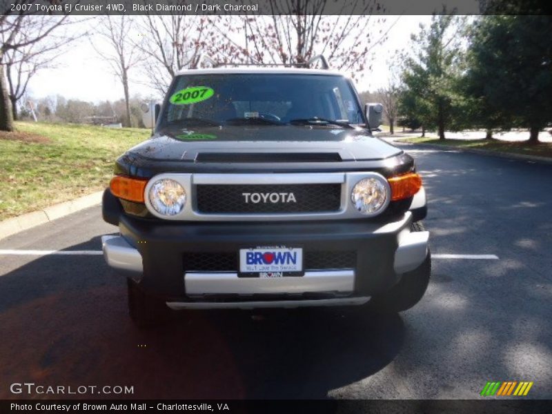 Black Diamond / Dark Charcoal 2007 Toyota FJ Cruiser 4WD