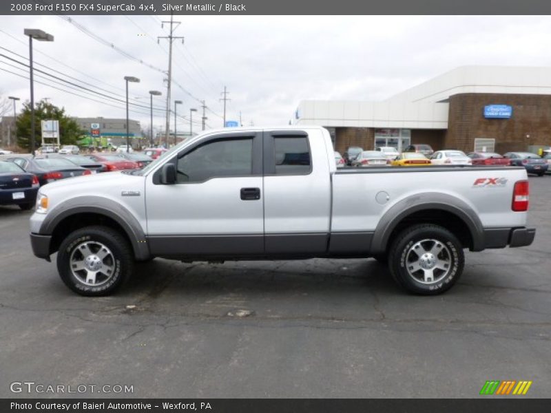  2008 F150 FX4 SuperCab 4x4 Silver Metallic