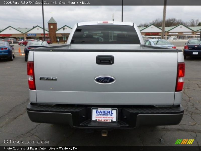 Silver Metallic / Black 2008 Ford F150 FX4 SuperCab 4x4