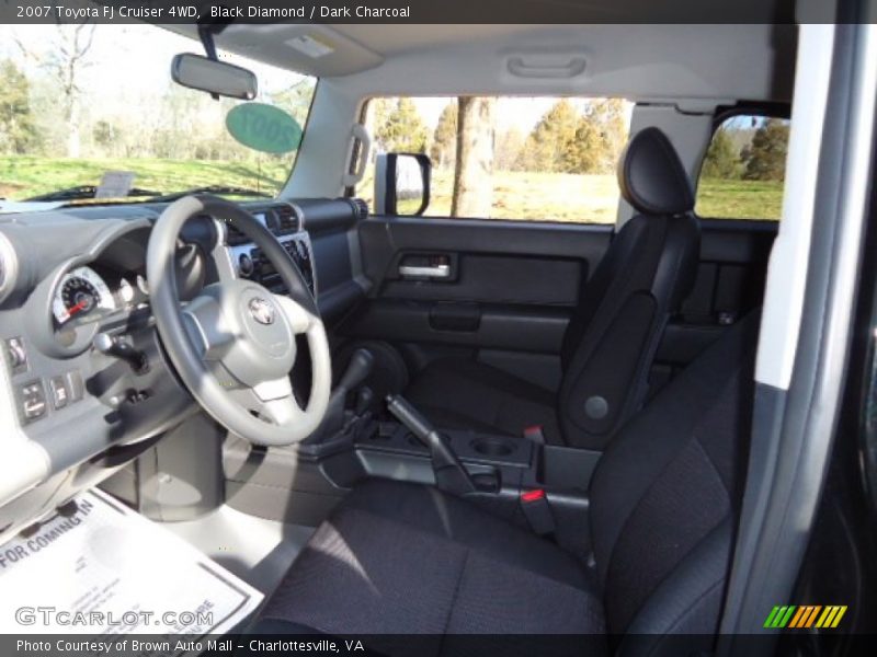 Black Diamond / Dark Charcoal 2007 Toyota FJ Cruiser 4WD