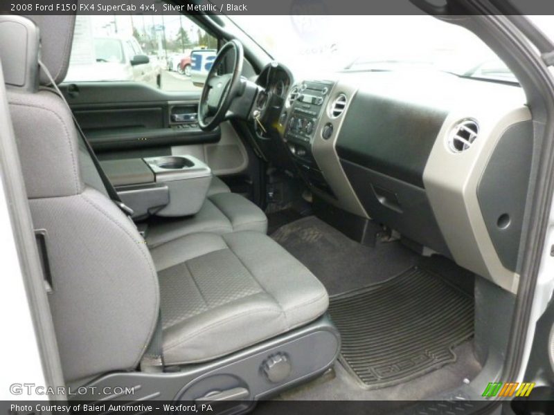 Silver Metallic / Black 2008 Ford F150 FX4 SuperCab 4x4