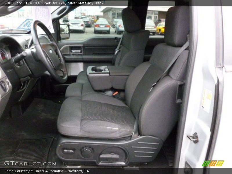 Silver Metallic / Black 2008 Ford F150 FX4 SuperCab 4x4