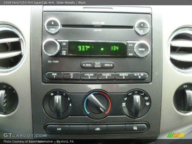 Silver Metallic / Black 2008 Ford F150 FX4 SuperCab 4x4