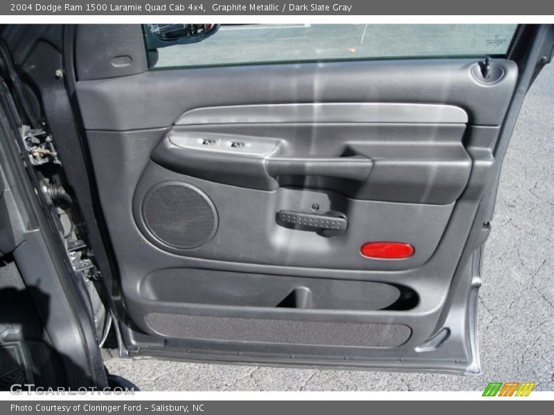 Graphite Metallic / Dark Slate Gray 2004 Dodge Ram 1500 Laramie Quad Cab 4x4
