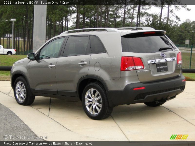 Tuscan Olive / Gray 2011 Kia Sorento EX V6