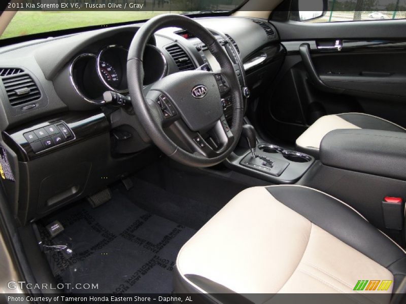 Tuscan Olive / Gray 2011 Kia Sorento EX V6