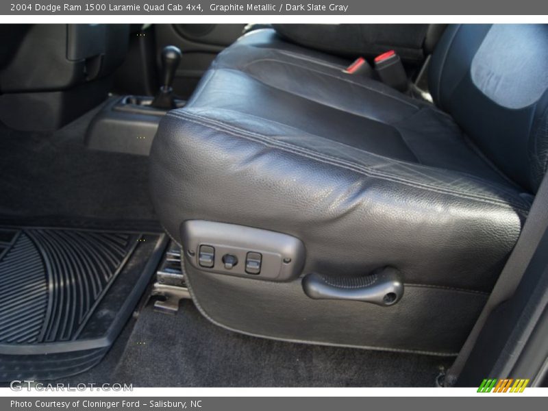 Graphite Metallic / Dark Slate Gray 2004 Dodge Ram 1500 Laramie Quad Cab 4x4