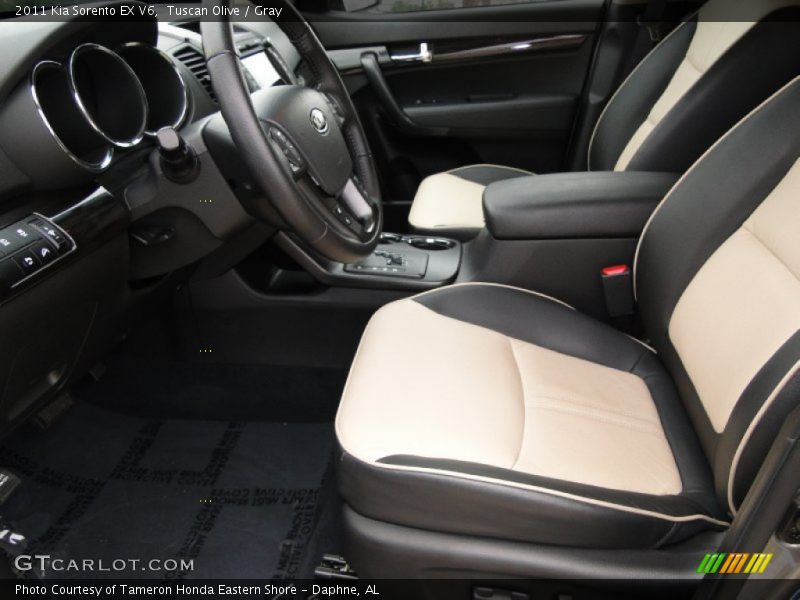 Tuscan Olive / Gray 2011 Kia Sorento EX V6