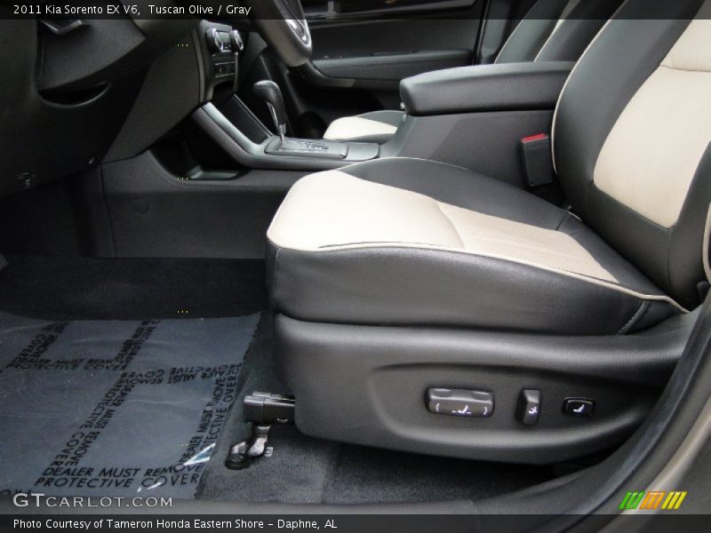 Tuscan Olive / Gray 2011 Kia Sorento EX V6