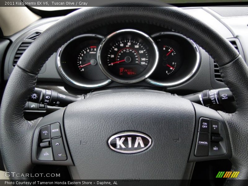 Tuscan Olive / Gray 2011 Kia Sorento EX V6