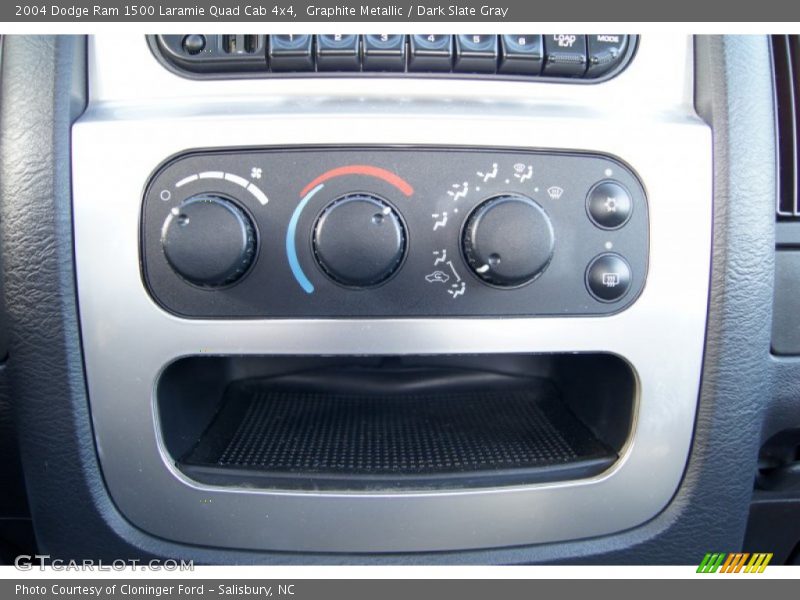 Graphite Metallic / Dark Slate Gray 2004 Dodge Ram 1500 Laramie Quad Cab 4x4