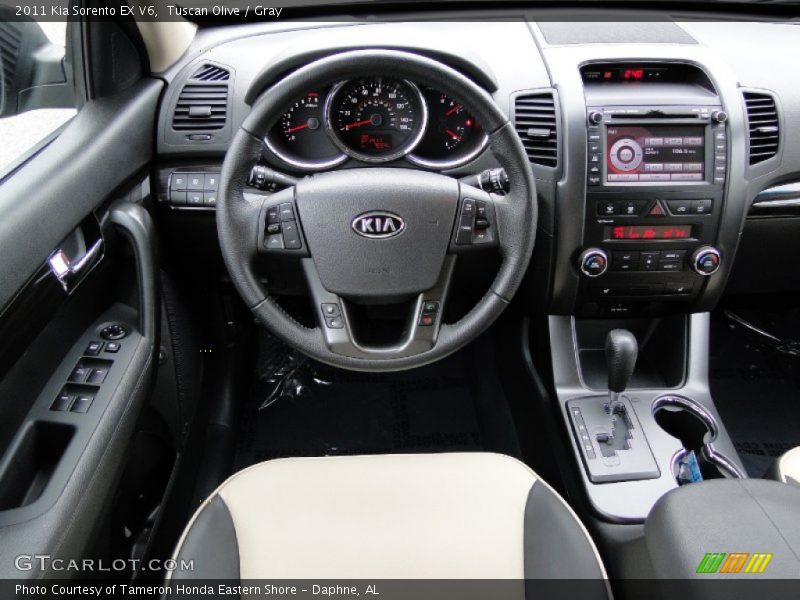Tuscan Olive / Gray 2011 Kia Sorento EX V6