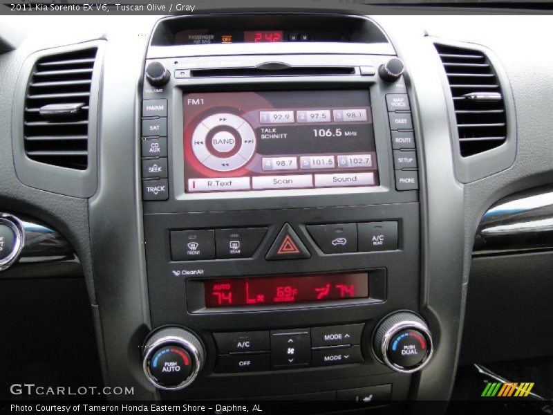 Tuscan Olive / Gray 2011 Kia Sorento EX V6