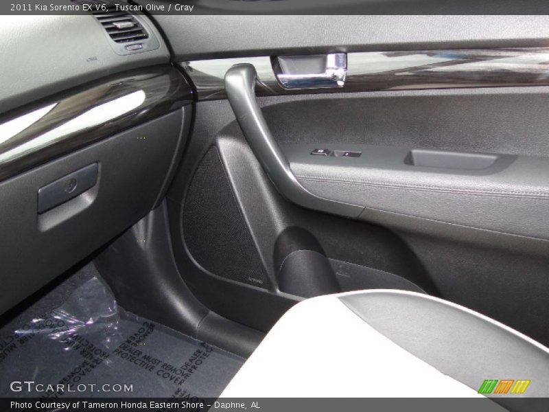 Tuscan Olive / Gray 2011 Kia Sorento EX V6