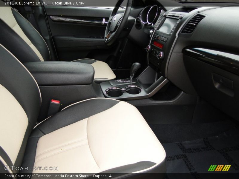 Tuscan Olive / Gray 2011 Kia Sorento EX V6