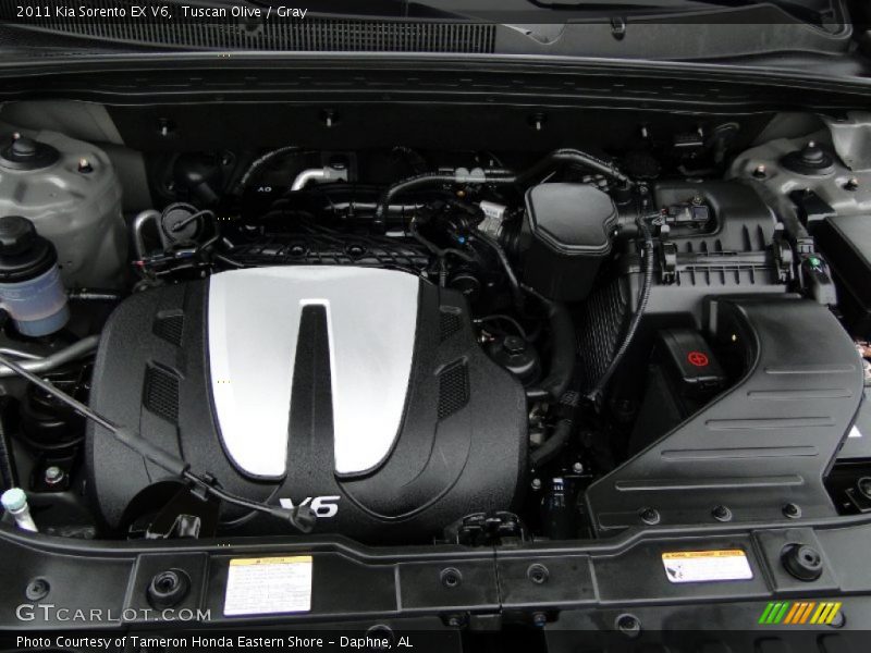 Tuscan Olive / Gray 2011 Kia Sorento EX V6