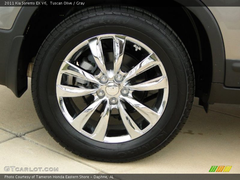 Tuscan Olive / Gray 2011 Kia Sorento EX V6