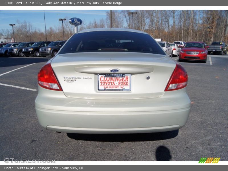 Gold Ash Metallic / Medium/Dark Pebble Beige 2006 Ford Taurus SEL