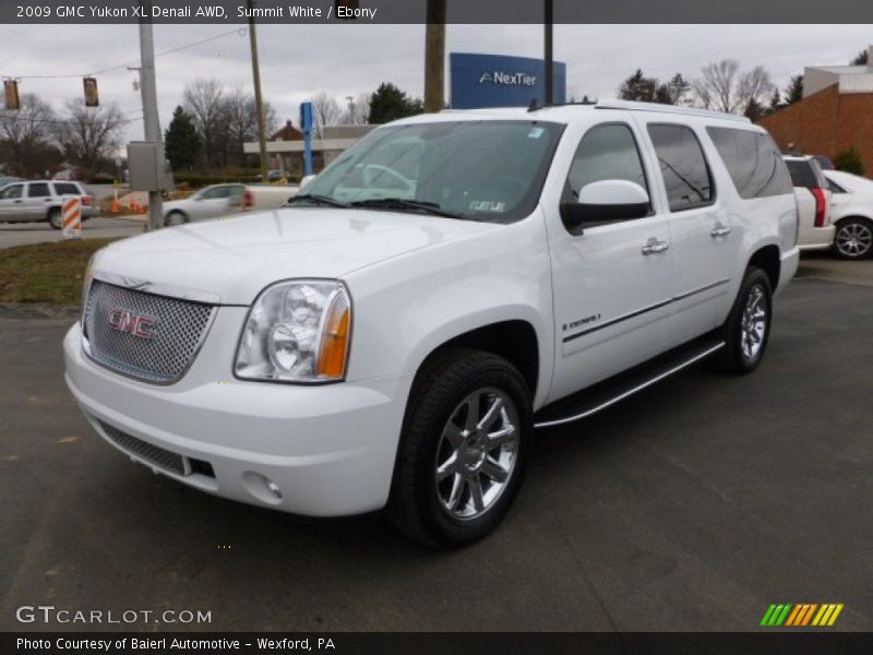 Summit White / Ebony 2009 GMC Yukon XL Denali AWD