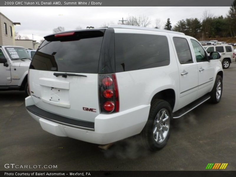 Summit White / Ebony 2009 GMC Yukon XL Denali AWD