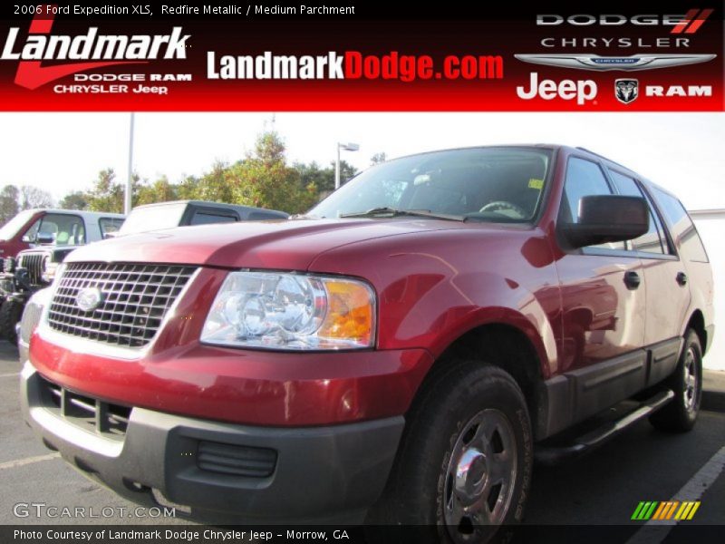 Redfire Metallic / Medium Parchment 2006 Ford Expedition XLS