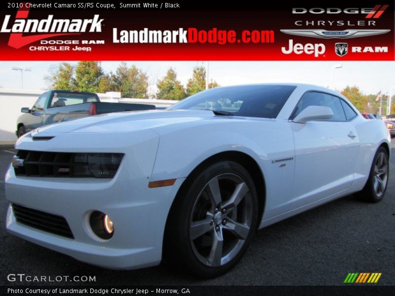 Summit White / Black 2010 Chevrolet Camaro SS/RS Coupe
