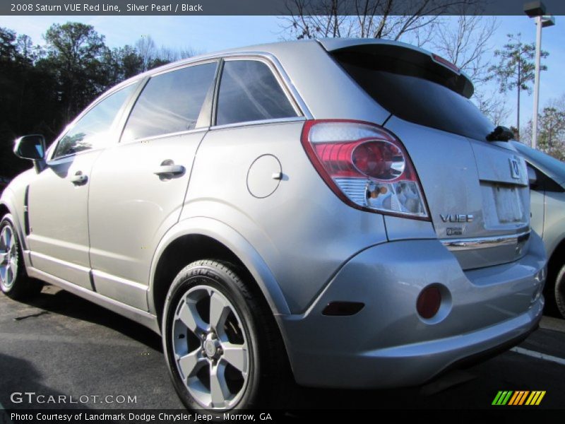 Silver Pearl / Black 2008 Saturn VUE Red Line