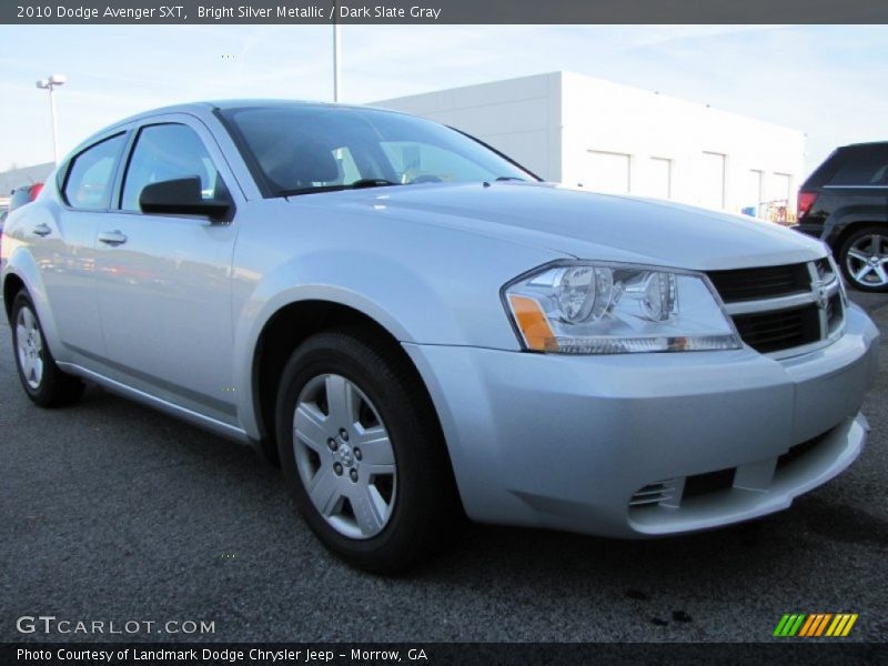 Bright Silver Metallic / Dark Slate Gray 2010 Dodge Avenger SXT