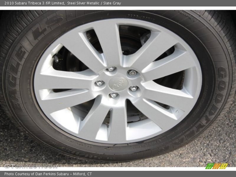 Steel Silver Metallic / Slate Gray 2010 Subaru Tribeca 3.6R Limited